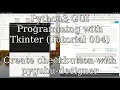 Python3 GUI Programming with Tkinter Tutorial 004 - Create checkbutton with pygubu-designer