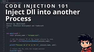Malware 101 Injection Basics - Dll Injection