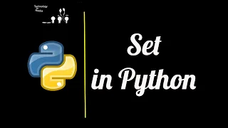 Set in Python Data Science with Python