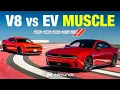 Dodge Charger Daytona EV vs Dodge Challenger Electric Performance or V8 Personality
