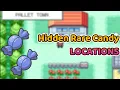 6 HIDDEN RARE CANDY Locations Pokemon Firered Leafgreen