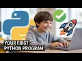 Python Tutorial for Beginners 2025 2026 Make Your First Python Program Fast