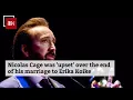 The Story Of Nicolas Cage And His Split With Erika Koike