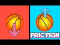 Python physics engine 2020 FRICTION IN PARTICLES COLLISION
