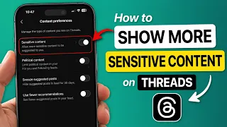 How to Show More Sensitive Content on Threads