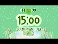 Lagu 15 Minute Timer with Relaxing Music and Alarm | Spring Timer
