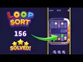 Loop Sort - Level 156 Walkthrough Solution Gameplay Voodoo