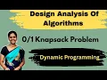 Knapsack Problem in Dynamic Programming