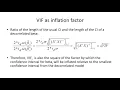 11b multicollinearity VIF inflation