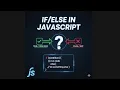 If Else Statements in Javascript never explained before Javascript series for beginners