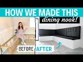 HOW TO BUILD a Modern Dining Nook Banquette - Breakfast Nook