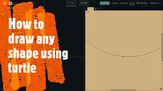 How to draw any shape using python turtle simplest way to learn programming