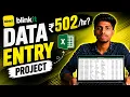 Blinkit Data Entry Project Telugu Excel Power Query Tutorial Earn 5000 Per Project 2026