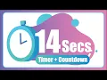14 Seconds countdown Timer with Alarm The Moments