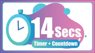 14 Seconds countdown Timer with Alarm The Moments