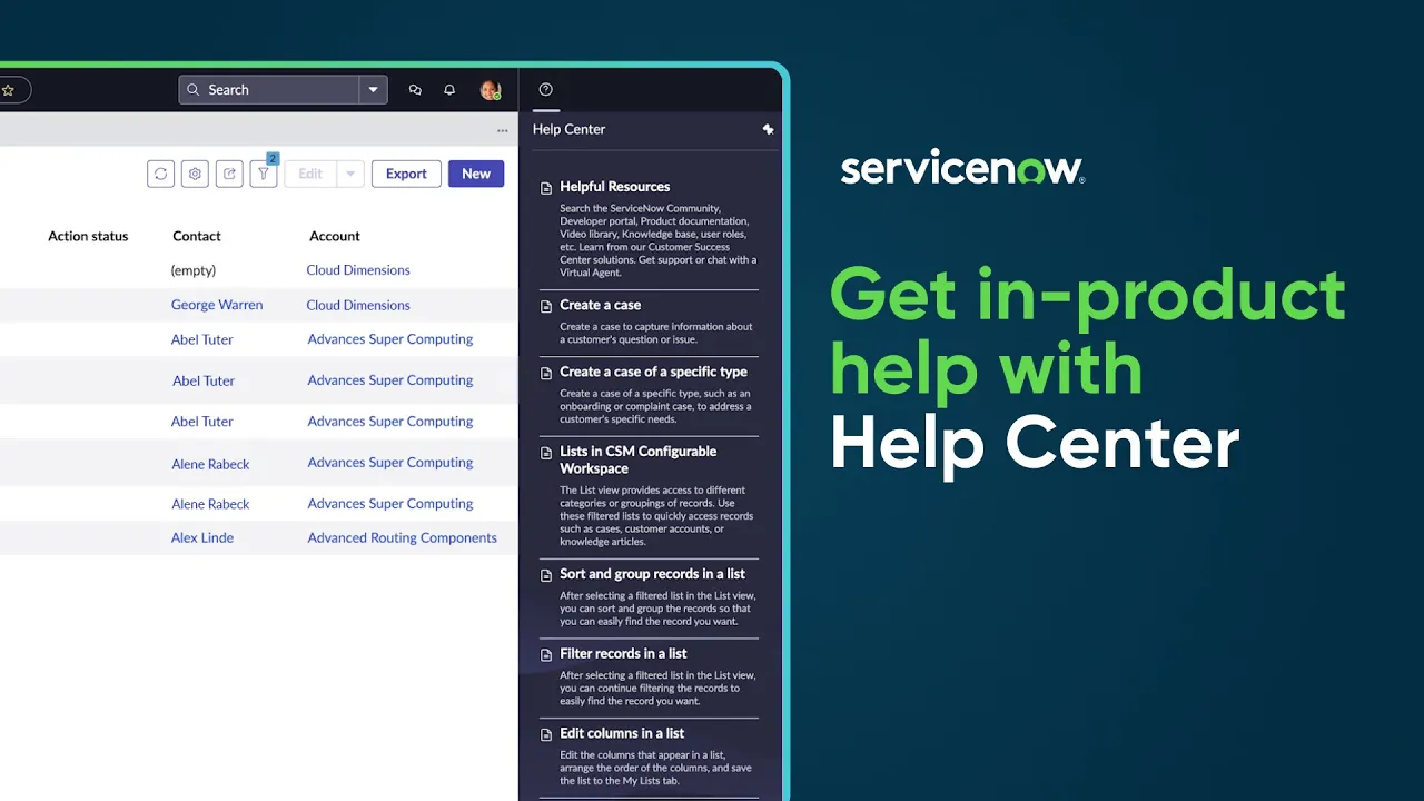 Help Center | Get in-product help