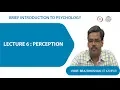 Lecture 6 Perception