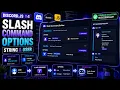 Discord js Tutorial Slash Command Options String User Options