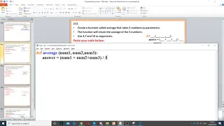 Task 213 - Function