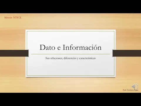 Download MP3 Dato e Información. Definición. Sus diferencias. Jerarquía de los datos.
