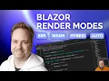 Master Blazor Render Modes in NET 8 9 - SSR WebAssembly Hybrid Auto Explained