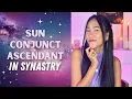 You light up my life Sun conjunct Ascendant in Synastry