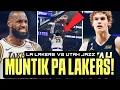MUNTIK na! PANALO pa rin ang Lakers! 2nd game ni LeBron James nag DUNK pa nga! Lakers vs Jazz