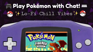 🔴Play Pokémon Using Live Chat | Lo-Fi Calm Chill Vibes 🎮🎵⌨️