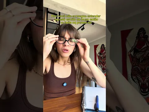 Você não consegue entender o que tá escrito na lousa então você imita o que está escrito ￼
