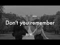 Download Lagu Adele - Don't You Remember (Slowed)