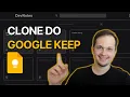 CLONE DO GOOGLE KEEP COM JAVASCRIPT