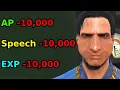 Fallout 4 but my Stats are Negative