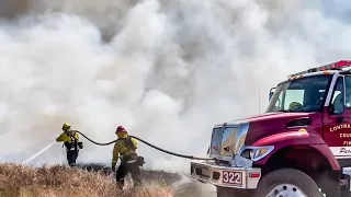 Bay Area fire crews on high alert as heat winds pick up