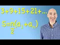 Sum of an Arithmetic Series Formula