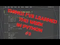 Filter more list comprehension and f string - TILTW
