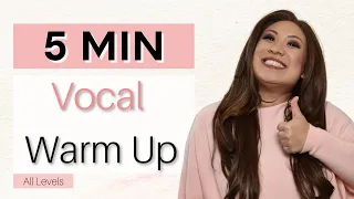 5 MIN EASY VOCAL WARM UP for singers all levels