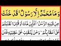 Download Lagu Beautiful Voice | Surah Al Imran Verses 143-148 | Wama Muhammadun Illa Rasool | With Arabic HD Text