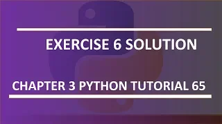 Exercise 6 solution Python tutorial 65