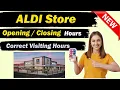 Aldi opening hours australia Aldi opening hours today Aldi Working Hours