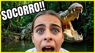 ¡¡NOS PERSIGUE UN COCODRILO GIGANTE!! 😱 (PELIGRO REAL)