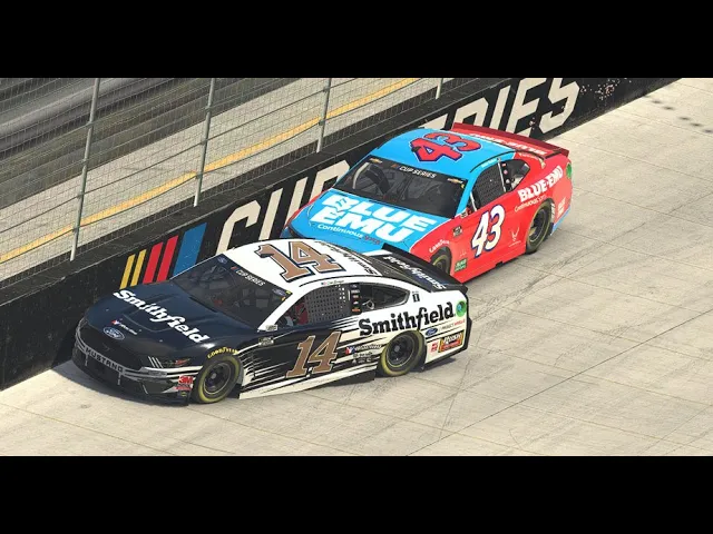 Bowyer frustrated with Bubba Wallace at virtual Bristol | iRacing Pro Series Invitational