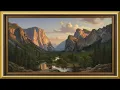 Yosemite Hudson River School Art | Piano Study & Focus | Canvas & Frame Vol. 6