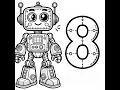 CBA 16 Coloring Number robot