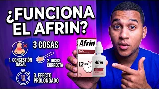 AFRIN PARA QUE SIRVE | 3 COSAS — Congestión Nasal, Dosis