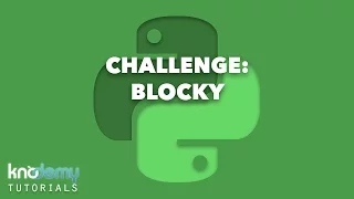 LEARNING PYTHON Challenge - Blocky
