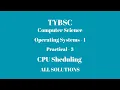 TYBSC CS Operating Systems - 1 Practical