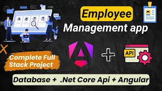 Build a Full-Stack Employee Management App SQL Db NET Core API Angular Complete Project