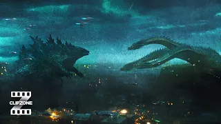 godzilla king of the monsters king ghidorah and godzilla face off clipzone high octane hits