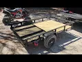 2023 Tractor Supply 5x8 Wood Floor Utility Trailer Review