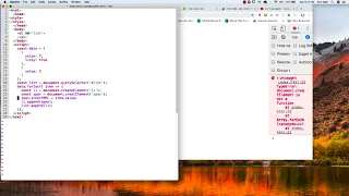 DOM document createElement and append